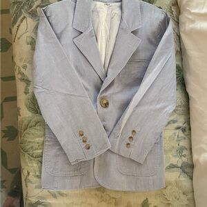 Boys Bella Bliss Light Blue Cotton Blazer